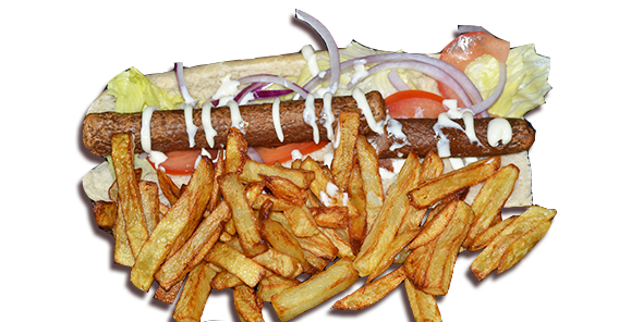 Américain fricadelle fromage