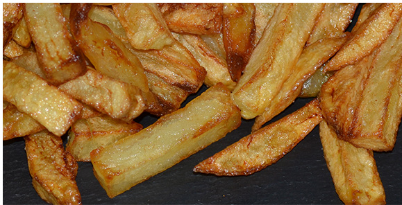 Moyen cornet de frites